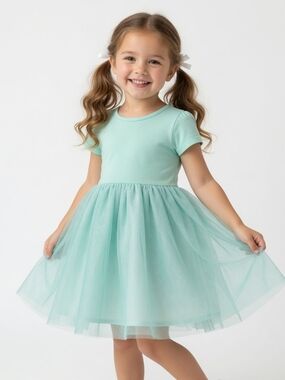 Mint Green Colored Cat &Jack Tutu Dress ( Size :2t )